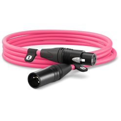 RODE XLR // XLR kábel (3m) (apa // anya) (pink) (XLR3M-P)