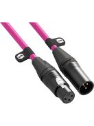 RODE XLR // XLR kábel (3m) (apa // anya) (pink) (XLR3M-P)