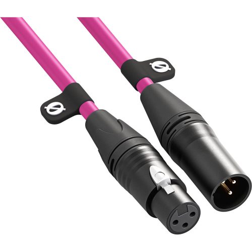 RODE XLR // XLR kábel (3m) (apa // anya) (pink) (XLR3M-P)