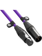 RODE XLR // XLR kábel (3m) (apa // anya) (purple) (XLR3M-PU)