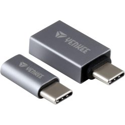 Yenkee YTC 021 USB C to micro USB + USB A adapter (45014214)