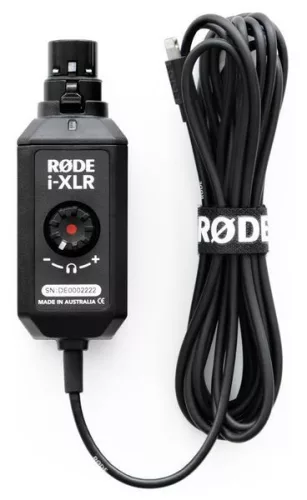 RODE i-XLR digitális audio interfész iOS készülékekhez Lightning csatlakozóval 