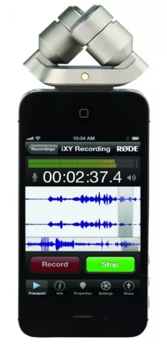 RODE iXY sztereó mikrofon (30-pin csatlakozó)