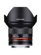 Samyang 12mm /2.0 NCS CS - Canon M bajonett, fekete színű