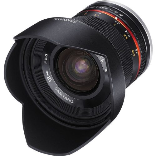 Samyang 12mm /2.0 NCS CS - Micro 4/3 bajonett, fekete színű