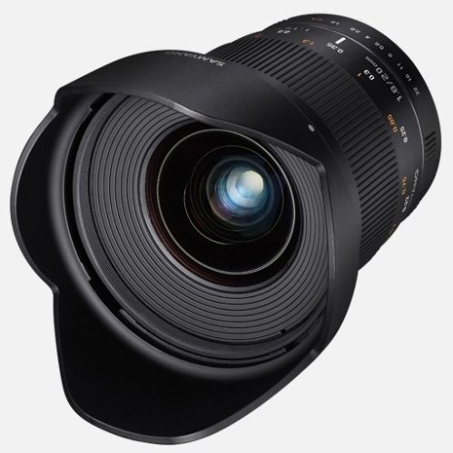 Samyang 20mm / 1.8 ED AS UMC objektív