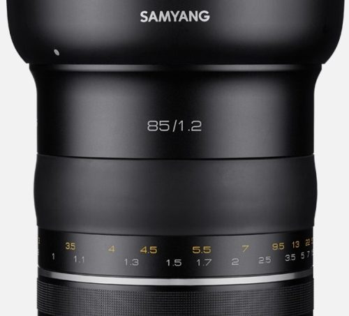 Samyang 85mm / 1,2 AE XP objektív - Canon EF bajonett